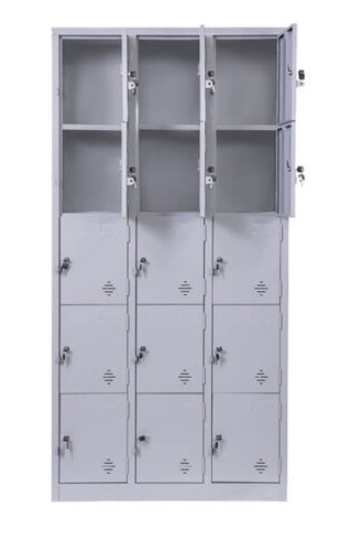 Tủ locker 15 ngăn hàn liền